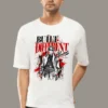 1 (2) Joe Vogue White Oversized T-Shirt — Built Different Always