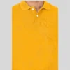 Golden Yellow Polo Neck Tshirt