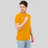 Golden Yellow Polo Neck Tshirt