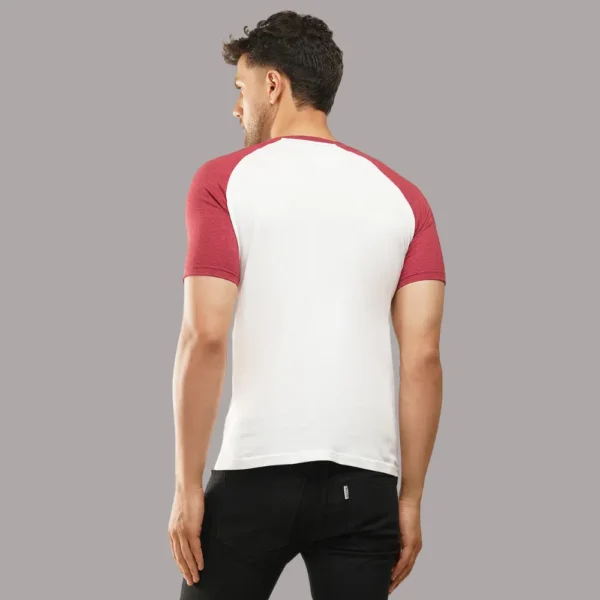 11-1-1.webp Raglan TShirt Cardinal HTR White
