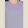 Lilac Solid Women Tshirts