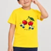 Kids T-Shirt – Yellow Color | Cherry Roller – Joe Vogue Juniors