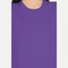 Purple Solid Women Tshirts