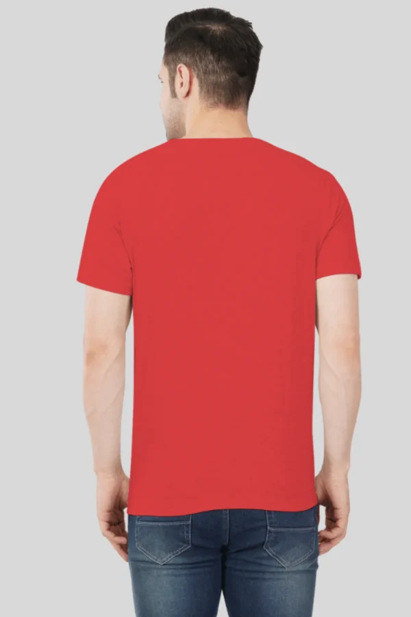 13 (2) Red Men’s Cotton Round Neck T-Shirt – Born to Ride