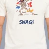 Off-White Men’s Cotton Round Neck T-Shirt – Swag Skeleton