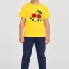 Kids T-Shirt – Yellow Color | Cherry Roller – Joe Vogue Juniors