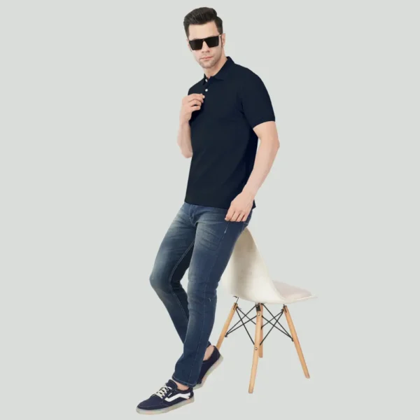 15-6.webp Dark Navy Solid Polo Tshirt