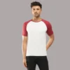 16-2-1.webp Raglan TShirt Cardinal HTR White