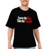 18 (2) Black Oversized T-Shirt – Leave the Gun, Take the Cannoli