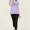 Lilac Women’s Cotton Round Neck T-Shirt – Joe Vogue Signature