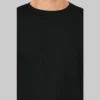 2-2.webp Black Solid Round Neck Men Tshirts