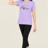 Lilac Women’s Cotton Round Neck T-Shirt – Joe Vogue Signature
