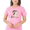 Pink Women’s Cotton Round Neck T-Shirt – Joe Vogue Signature