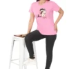 Pink Women’s Cotton Round Neck T-Shirt – Joe Vogue Signature