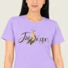Lilac Women’s Cotton Round Neck T-Shirt – Joe Vogue Signature