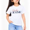 Kids T-Shirt – White | Quietly Iconic – Joe Vogue Juniors