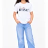 Kids T-Shirt – White | Quietly Iconic – Joe Vogue Juniors