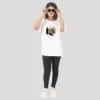 Joe Vogue Women’s White Oversized T-Shirt — Good Things Take Time
