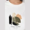 Joe Vogue Women’s White Oversized T-Shirt — Good Things Take Time