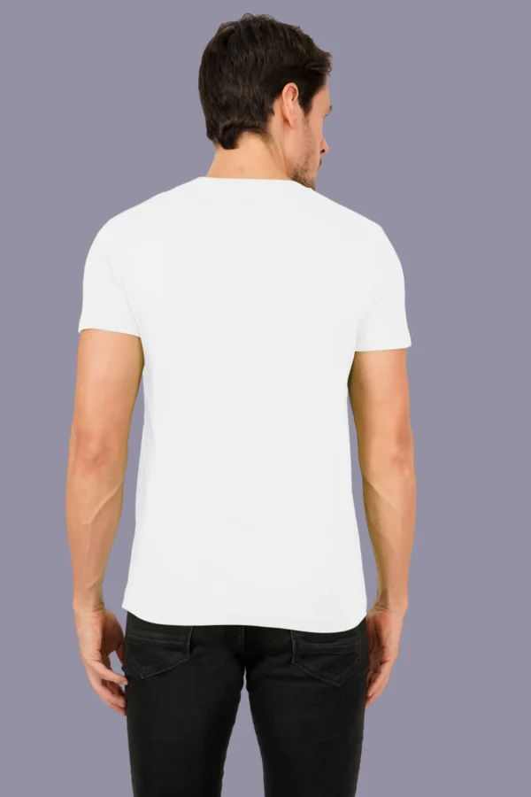 3-11.webp White Solid Round Neck Tshirts