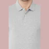 3-5-1.webp Grey HTR Solid Polo Tshirts Men