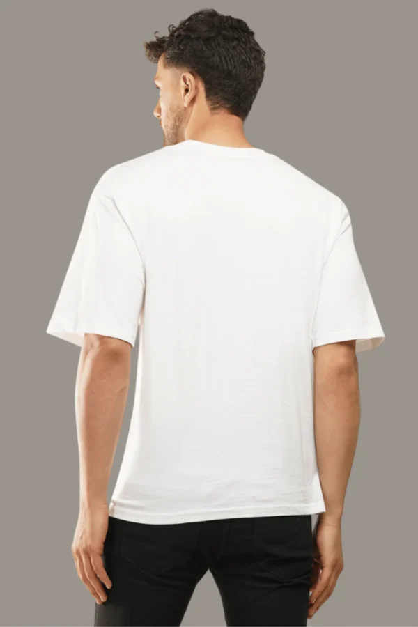 3 (5) Joe Vogue White Oversized T-Shirt — Built Different Always