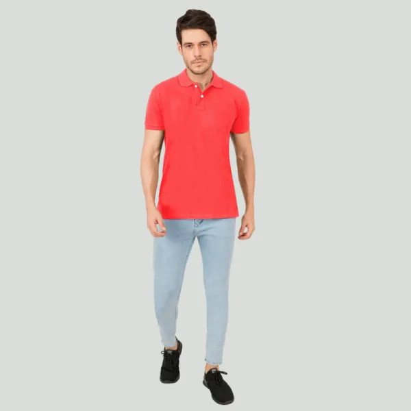 3-7-1.webp Red Solid Polo Tshirt