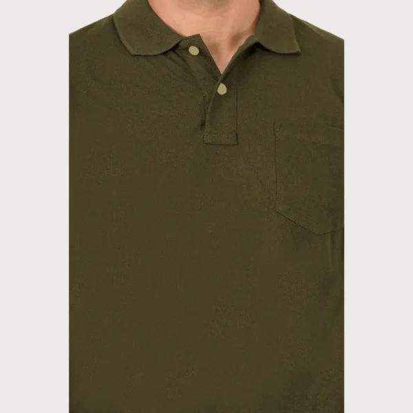 3-copy4-1.webp Olive Green Solid Polo Tshirts