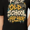Black Oversized T-Shirt – Raised on Old School Hip Hop