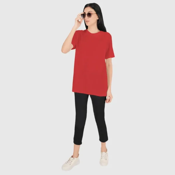 Red Women Freesize Tshirt