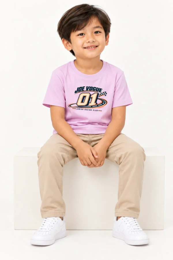 35 Kids T-Shirt – Lilac Color | Joe Vogue Juniors