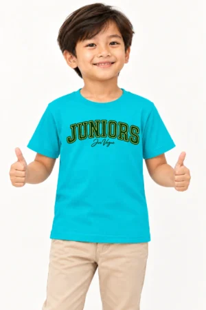 Kids T-Shirt – Teal Color | Joe Vogue Juniors