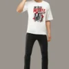 4 (5) Joe Vogue White Oversized T-Shirt — Built Different Always