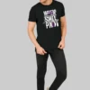 Black Round Neck T-Shirt – When Happens I Must Say
