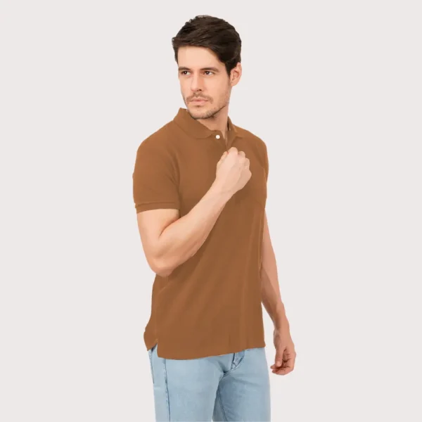 4-7.webp Umber Solid Polo Tshirts