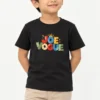 4 (8) Kids T-Shirt – Black Color | Joe Vogue
