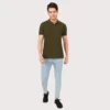 4-copy4-1.webp Olive Green Solid Polo Tshirts