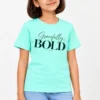 Kids T-Shirt – Mint | Gracefully Bold – Joe Vogue Juniors