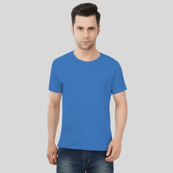 42-2.webp Royal Blue Solid Round Neck tshirt