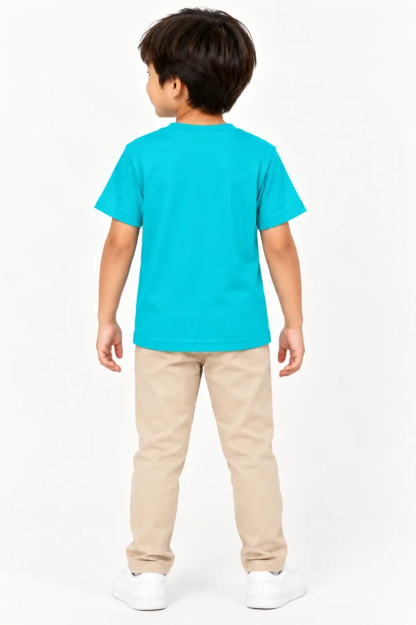 44 (1) Kids T-Shirt – Teal Color | Spinning Top – Joe Vogue Juniors