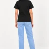 Kids T-Shirt – Black | Swan Garden – Joe Vogue Juniors