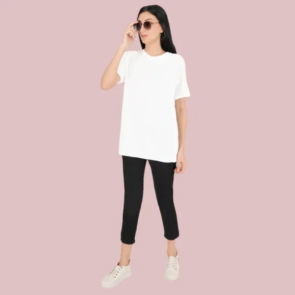 White Women Freesize Tshirt