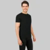 5-2.webp Black Solid Round Neck Men Tshirts
