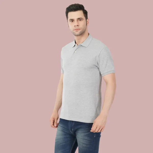 5-5-1.webp Grey HTR Solid Polo Tshirts Men