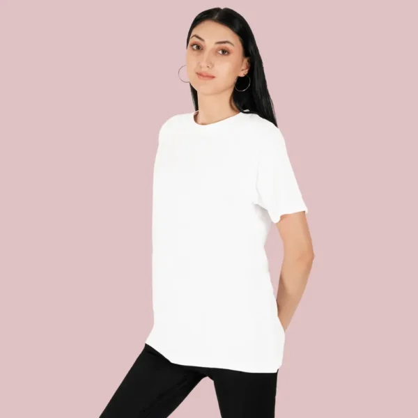White Women Freesize Tshirt