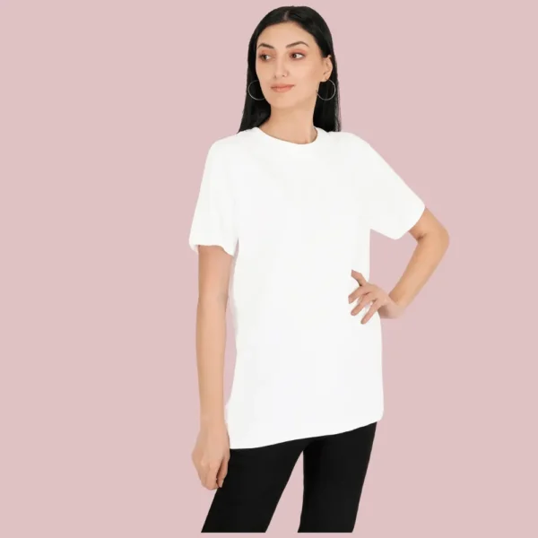 White Women Freesize Tshirt