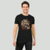 Joe Vogue Black Round Neck T-Shirt — Old School