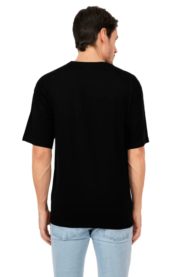 Joe Vogue Black Oversized T-Shirt — Minimal Wordmark