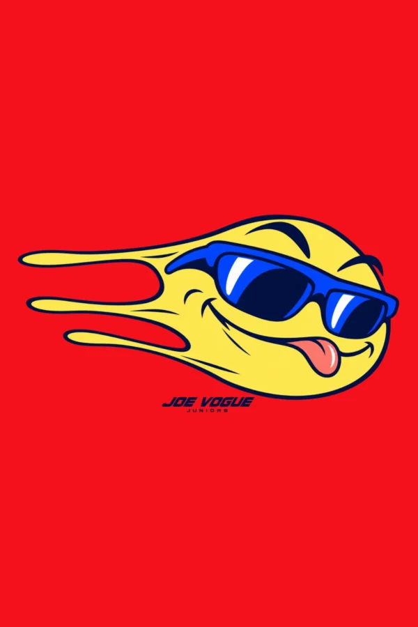 60 (1) Kids T-Shirt – Red Color | Cool Emoji – Joe Vogue Juniors