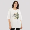 Joe Vogue Women’s White Oversized T-Shirt — Simple Better Brighter
